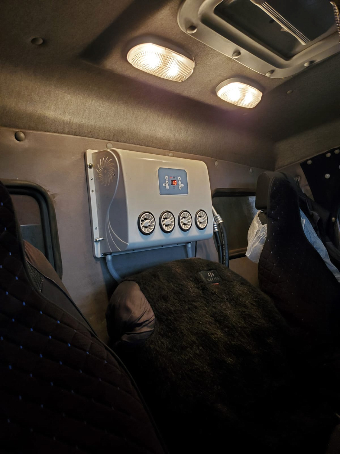 Установка сплит-системы кондиционера на камАЗ